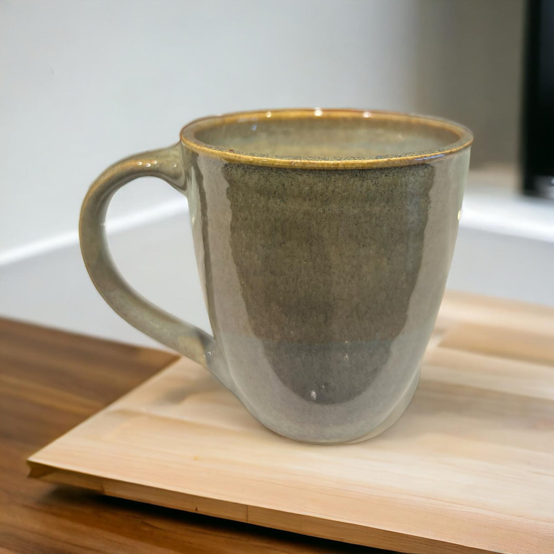 Handmade Olive Green Mug- NEW!