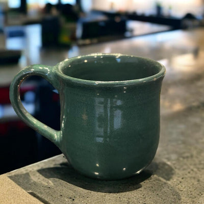 Handmade Olive Green Mug - NEW!