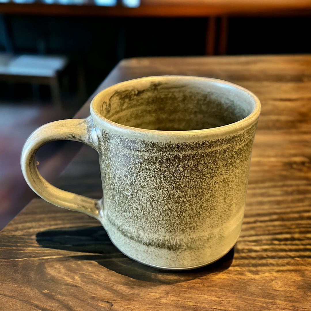 Handmade Green/Grey Mug - New!