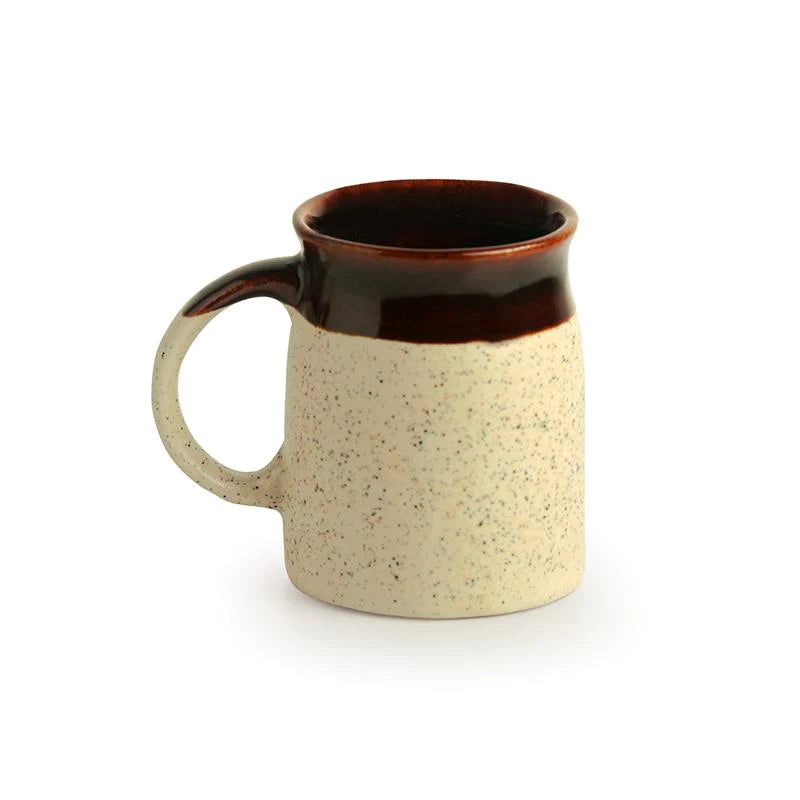 Studio Pottery Tea & Coffee Mugs-Cocoa Rims