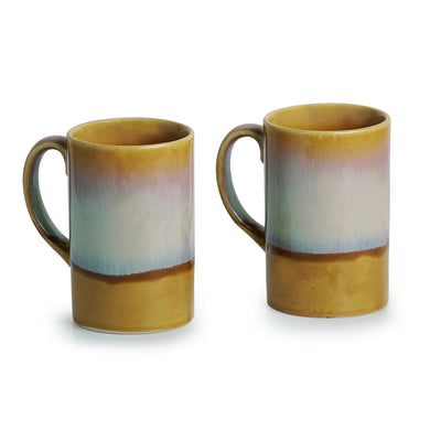 Dual-Glazed Studio Pottery Tea/Coffee Mug