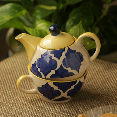 Moroccan Hand painted Tea Set