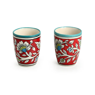 Mughal Floral Hand-painted Tea & Coffee Mugs