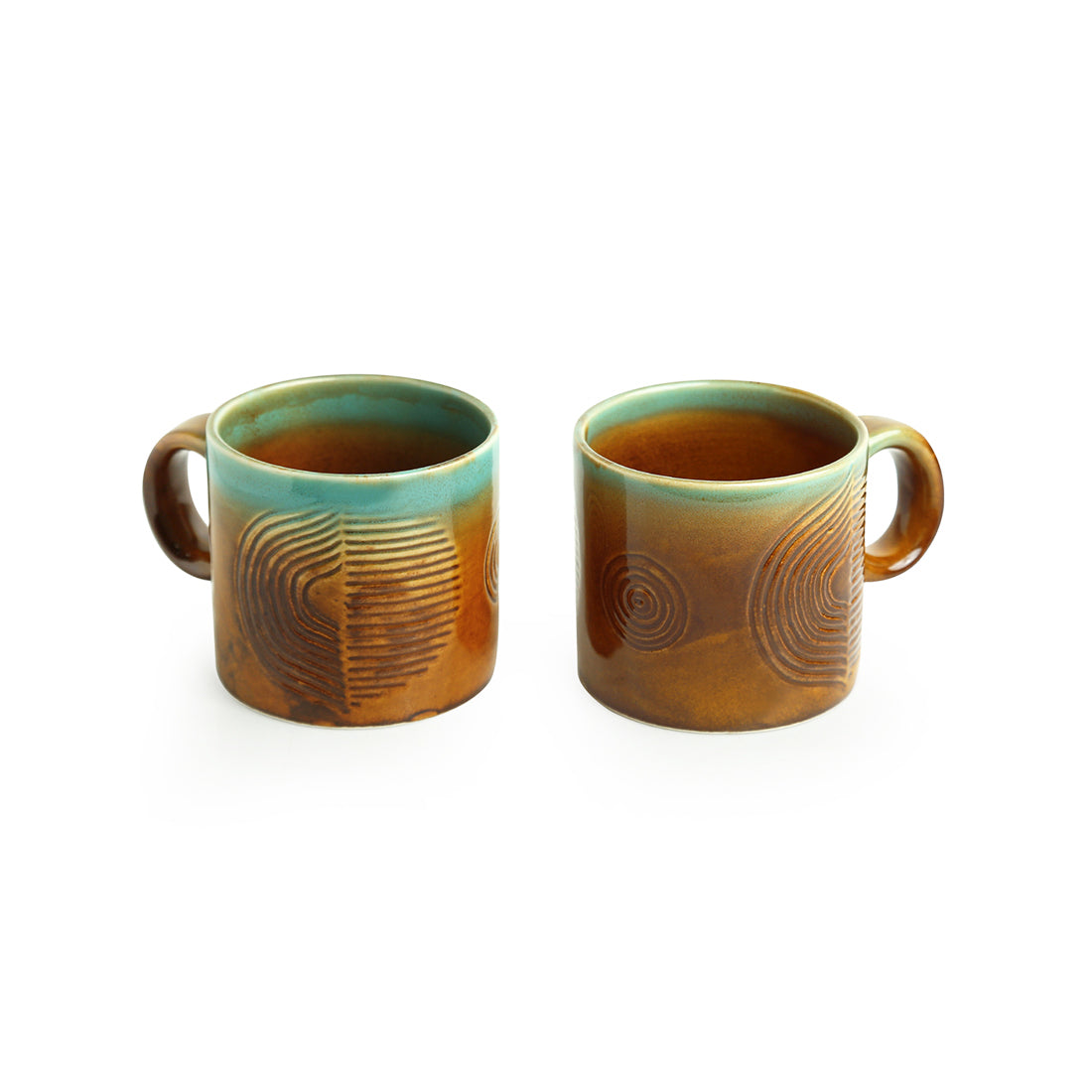 Hand-Engraved Ceramic Coffee & Tea Mug