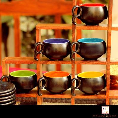 Multicolor Ceramic Cup Set