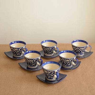 Mughal Hand painted 15pc Tea Set - Morrocan Design