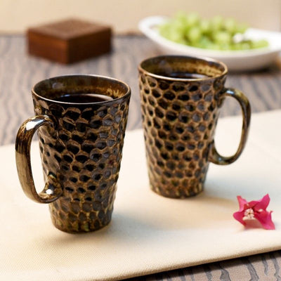 Ceramic studio mug-Dark Brown