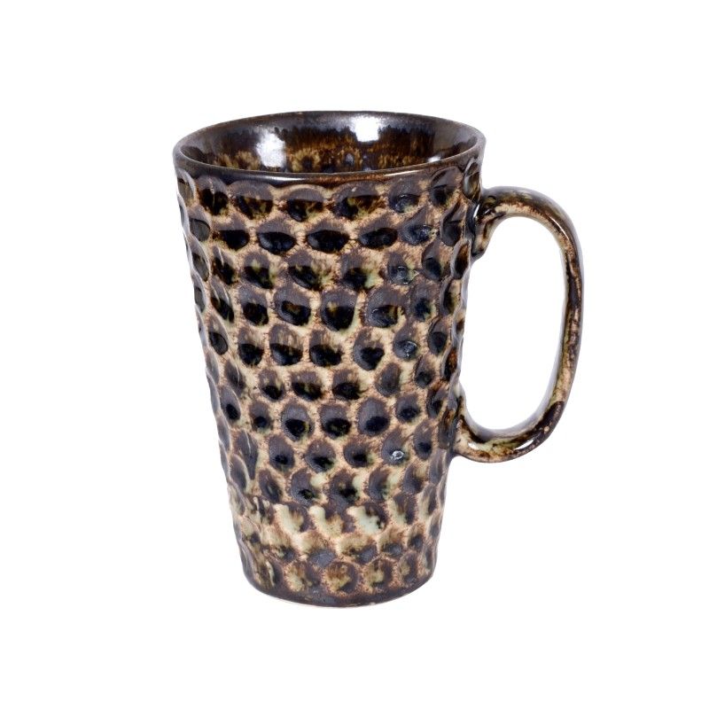 Ceramic studio mug-Dark Brown